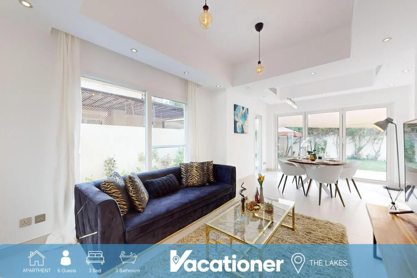 The Lakes - Contemporary Three Bedroom Villa Dubai